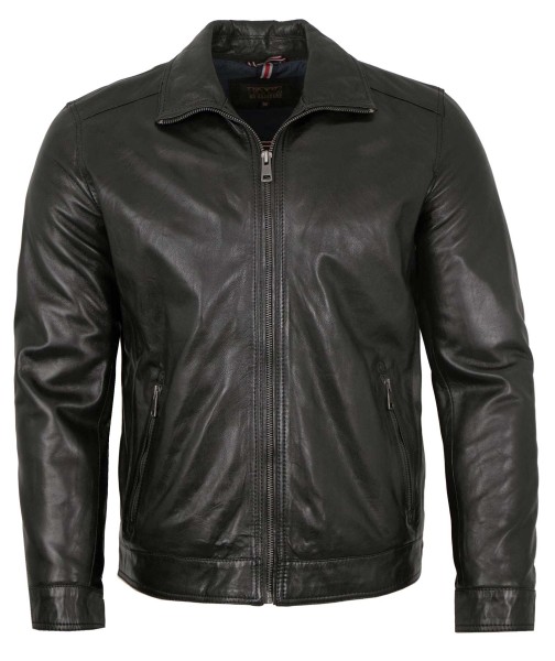 Existenz - Herren Lederjacke Lammnappa schwarz-14173-3