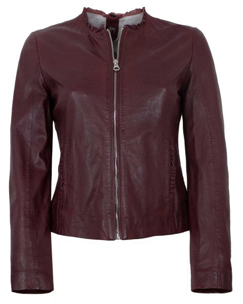 Gipsy - Damen Lederjacke Lammnappa wine-13967