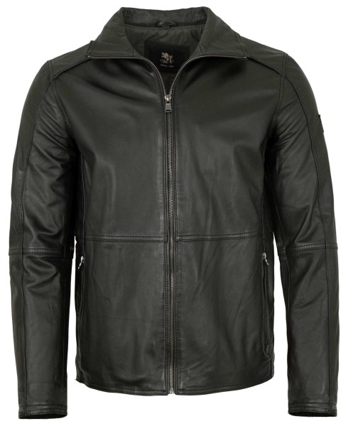 OTTO KERN - Herren Lederjacke Lammnappa schwarz-14172-2