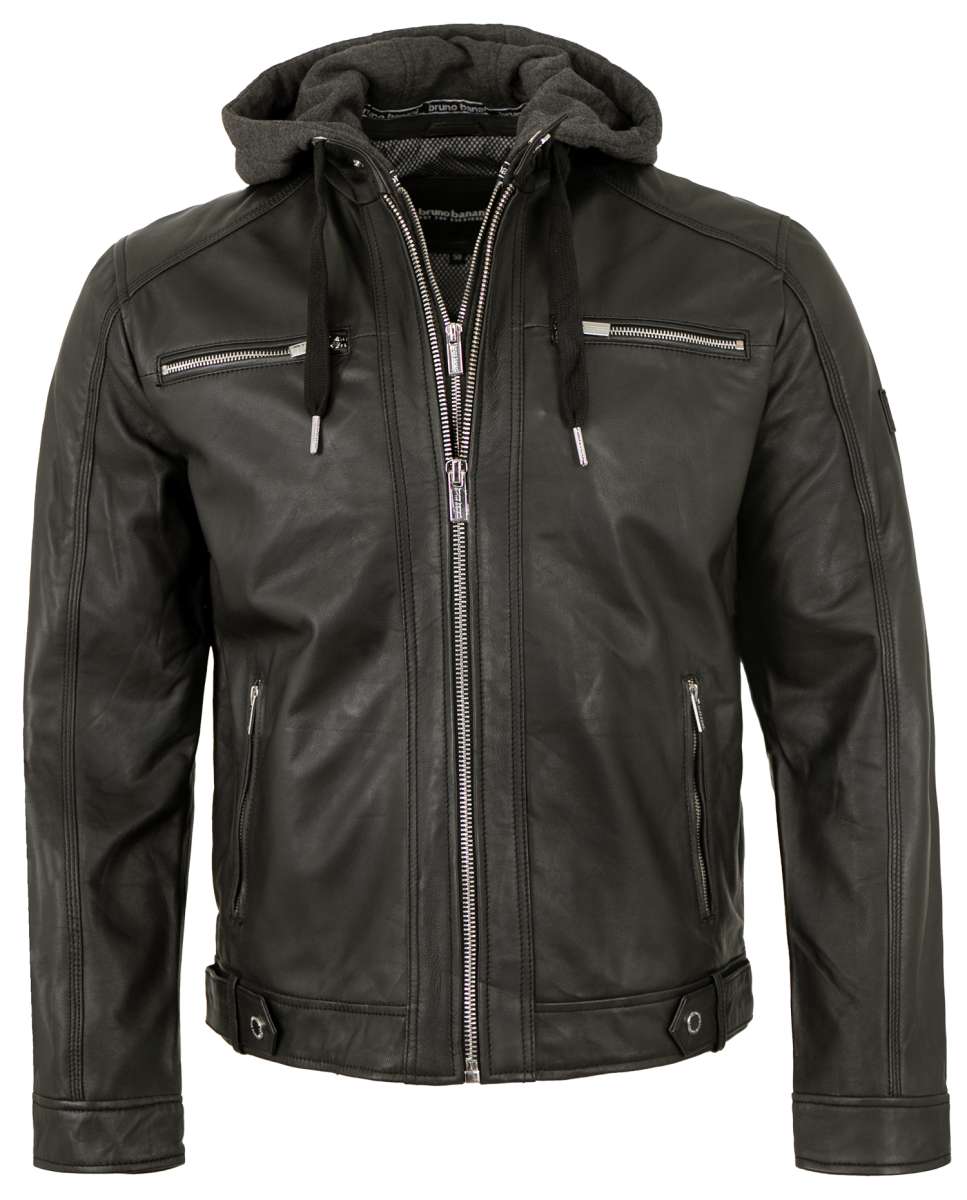 Elegantes Lederjacke Herren C A Fotos