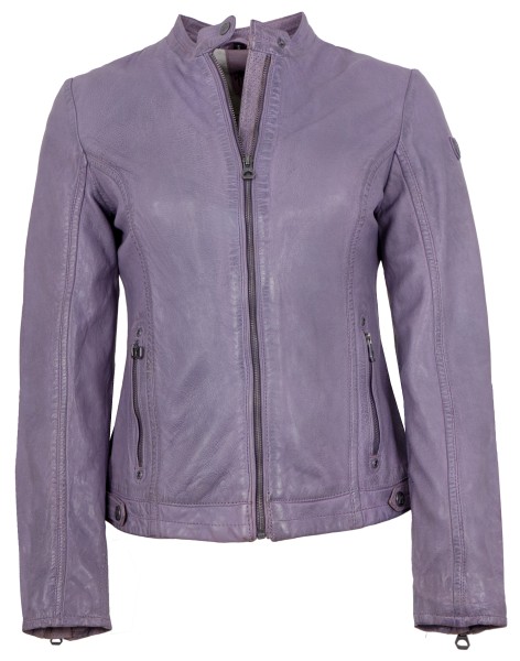 Gipsy - Damen Lederjacke Lammnappa lavender-13823