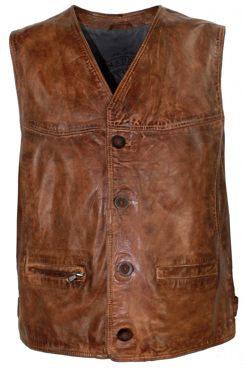 Leder Weste