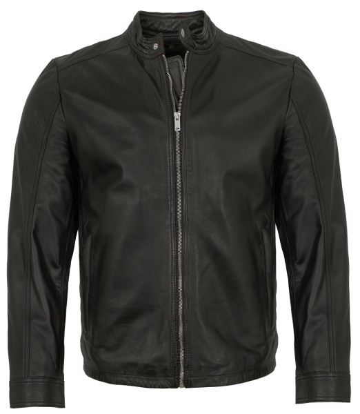 Existenz - Herren Lederjacke Lammnappa schwarz-14139