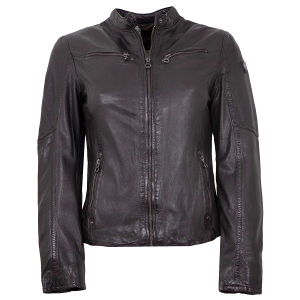 Gipsy - Damen Lederjacke Lammnappa purple-14210