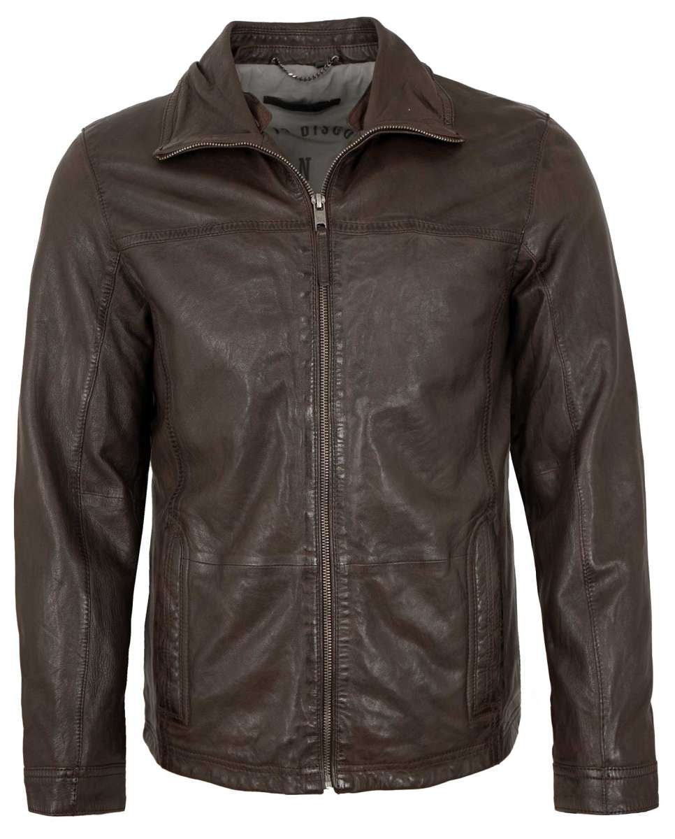 Bikerjacke Lederjacke Lammnappa Deercraft Lederjacke Herren