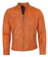 Vorschau: Milestone - Herren Lederjacke Lammnappa Kapuze orange-14027-2 Vorschau: Milestone - Herren Lederjacke Lammnappa Kapuze orange-14027-2