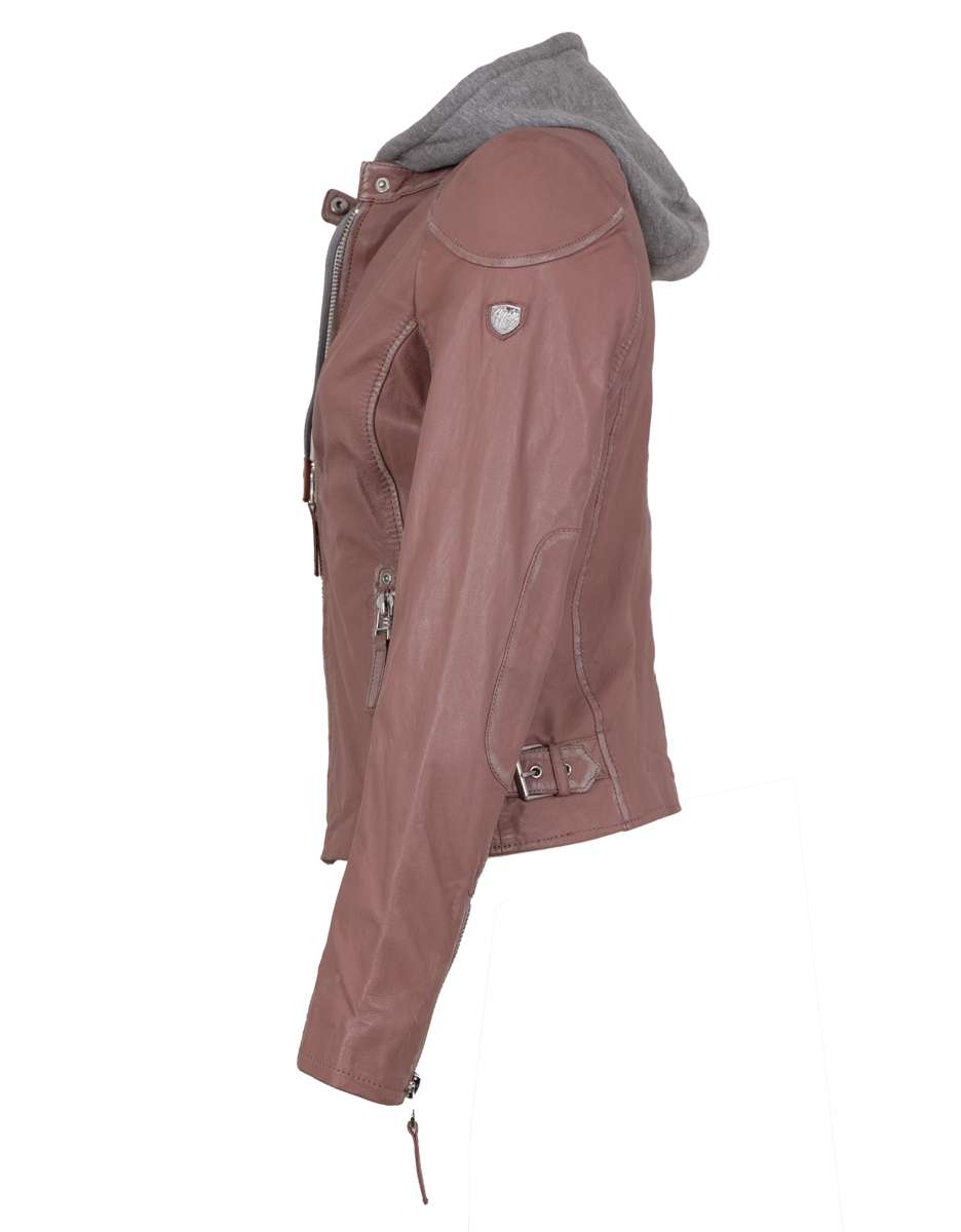 Gipsy Lederjacke Damen Bikerjacke Braun Gipsy Damen Lederjacke