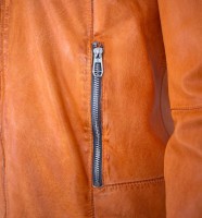 Vorschau: Milestone - Herren Lederjacke Lammnappa Kapuze orange-14027-4 Vorschau: Milestone - Herren Lederjacke Lammnappa Kapuze orange-14027-4