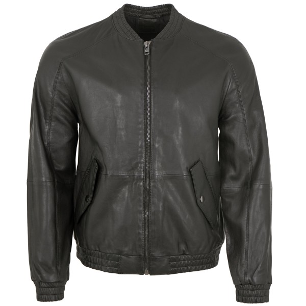 2.0 by Mauritius - Herren Lederjacke Blosuon Lammnappa schwarz-14250